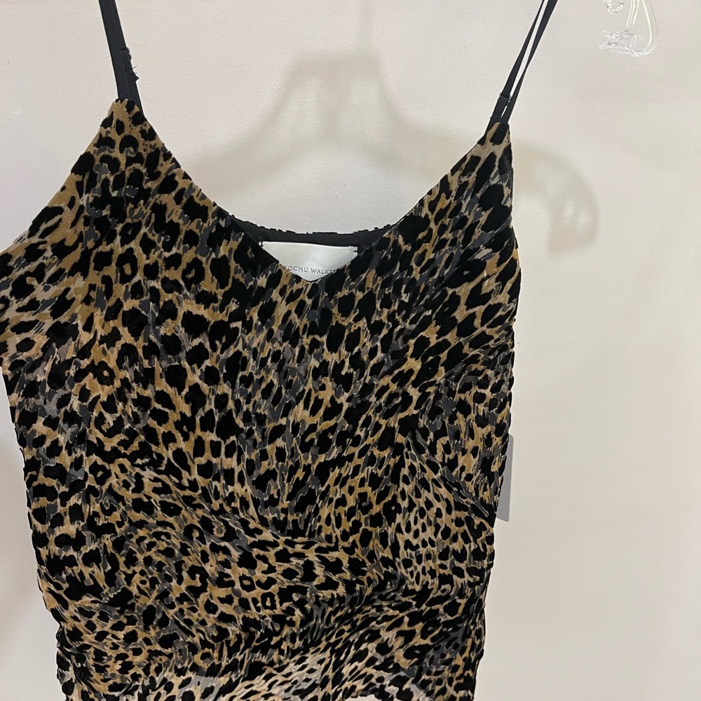 Brochu Walker Tan and Black Fitted Camisole